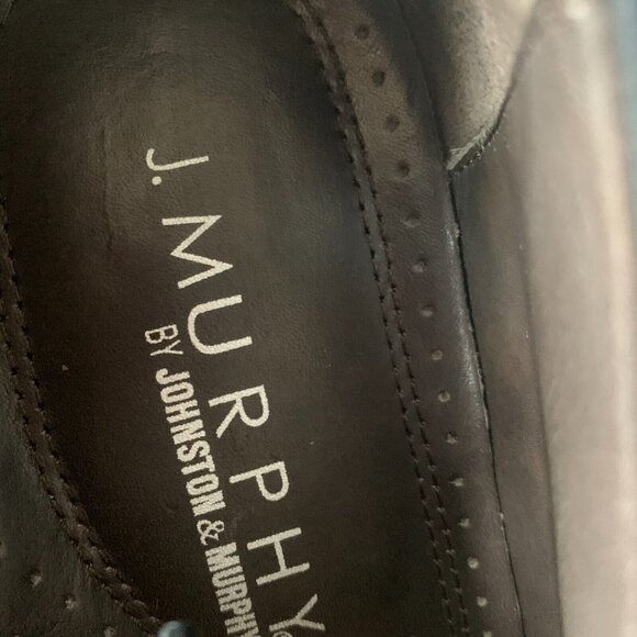 Johnston & Murphy‎ Shuler Oxford Black Leather Dress Shoes Men\'s Sz 10.5 Lace-up main image 6